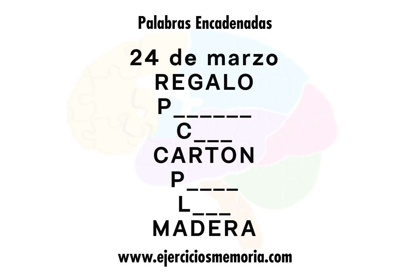 Palabras encadenadas