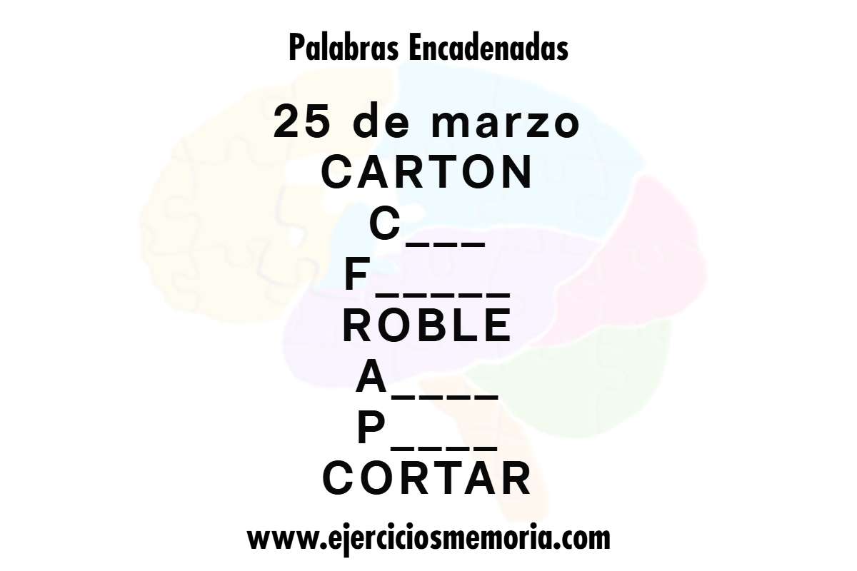 Palabras encadenadas