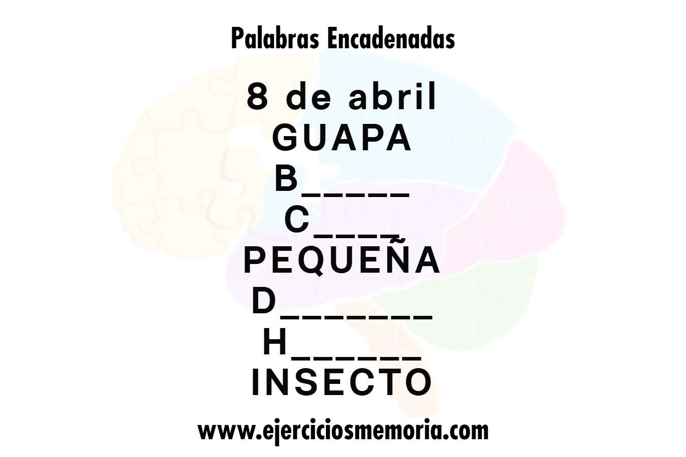 Palabras encadenadas